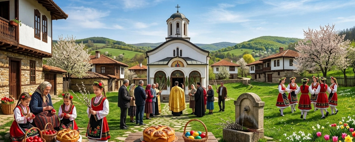 Април