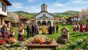 Април