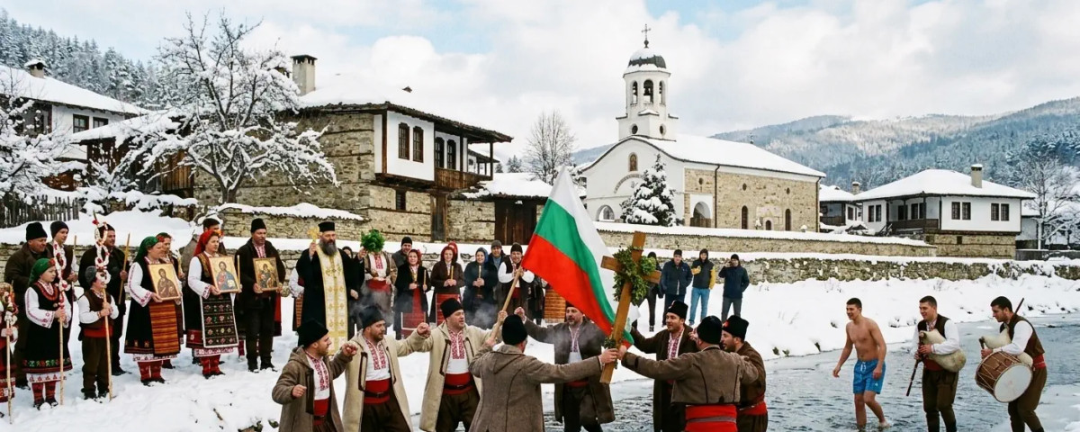 Януари