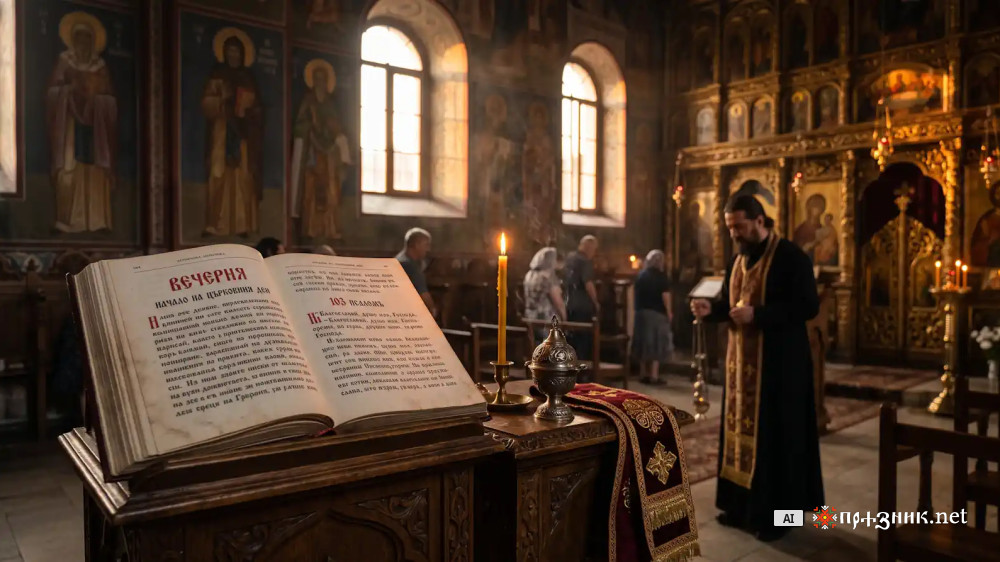 Вечерня — началото на църковния ден