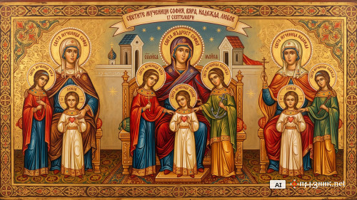 17 септември – Вяра, Надежда, Любов и майка им София