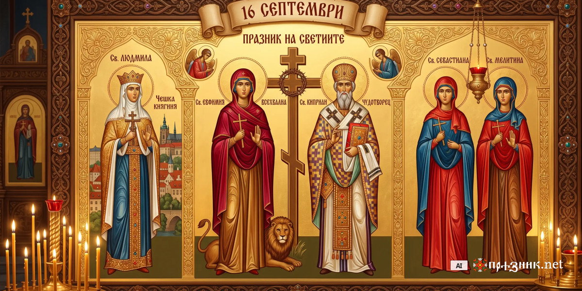 16 септември – Света Евфимия Всехвална и примерът на вярността