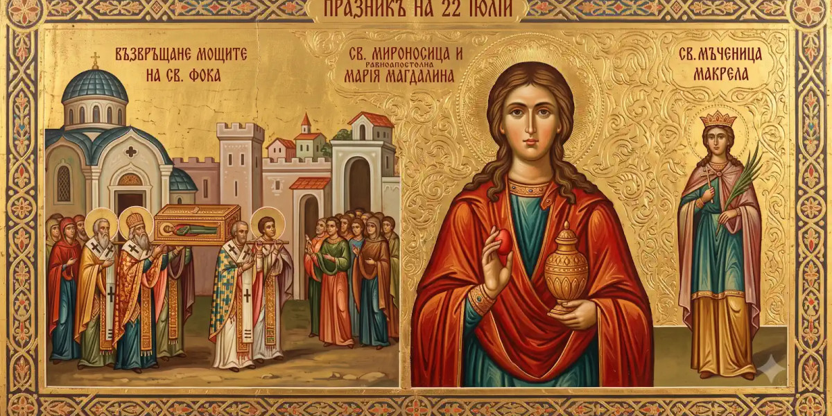 22 юли – Денят на света Мария Магдалина