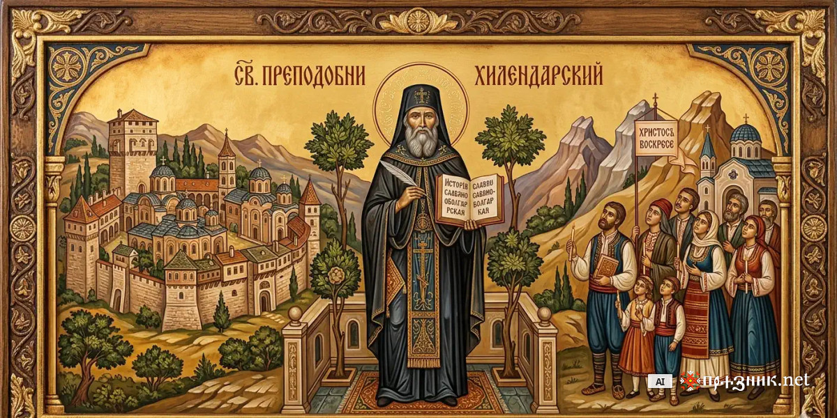 Свети Паисий Хилендарски – духовният будител, който събуди народа си