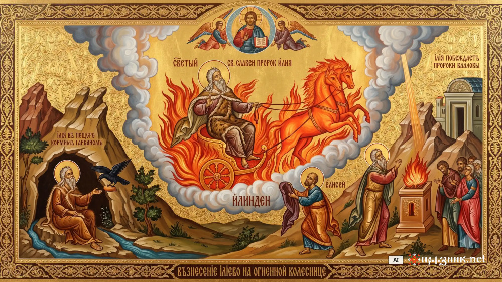 Имен ден Илия - 20 Юли, ден с небесна закрила