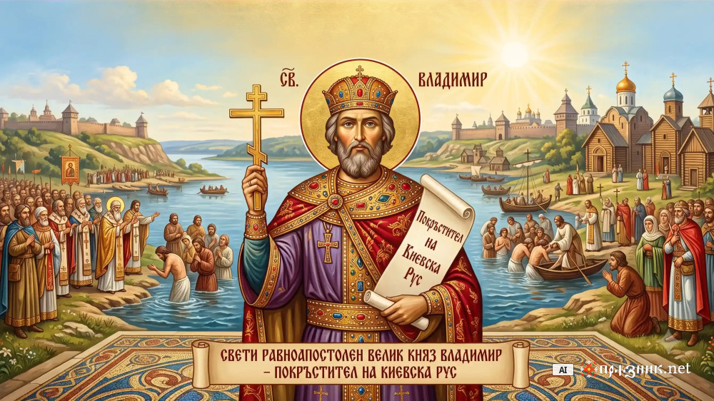 Имен ден на Владимир – 15 юли: Денят на владетеля, който промени съдбата на един народ