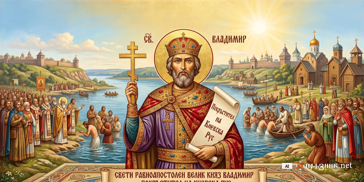 Имен ден на Владимир – 15 юли: Денят на владетеля, който промени съдбата на един народ
