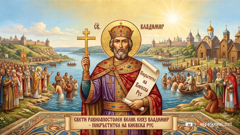 Имен ден на Владимир – 15 юли: Денят на владетеля, който промени съдбата на един народ